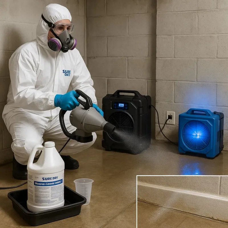 Sanitization and Odor Removal process in Aspinwall, PA