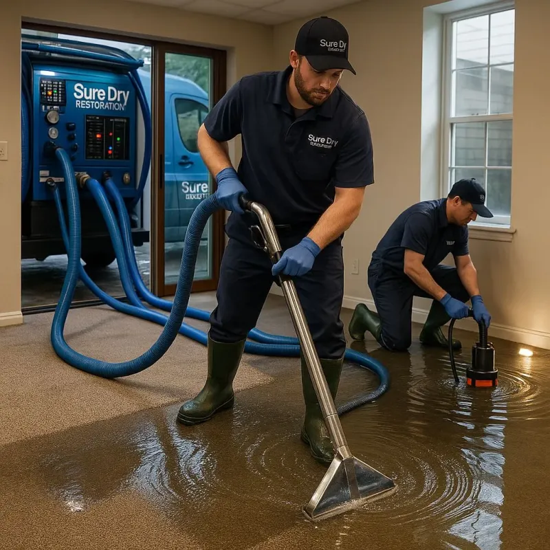 Water Extraction and Removal process in Aspinwall, PA